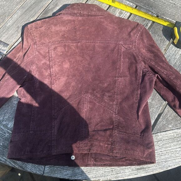 Blank NYC Suede Maroon Jacket - Picture 9 of 12